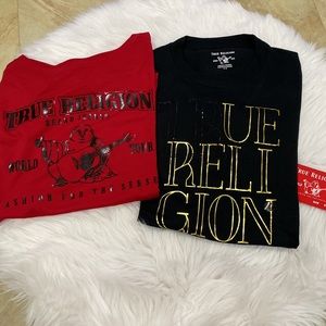TWO FOR ONE TRUE RELIGION TEES